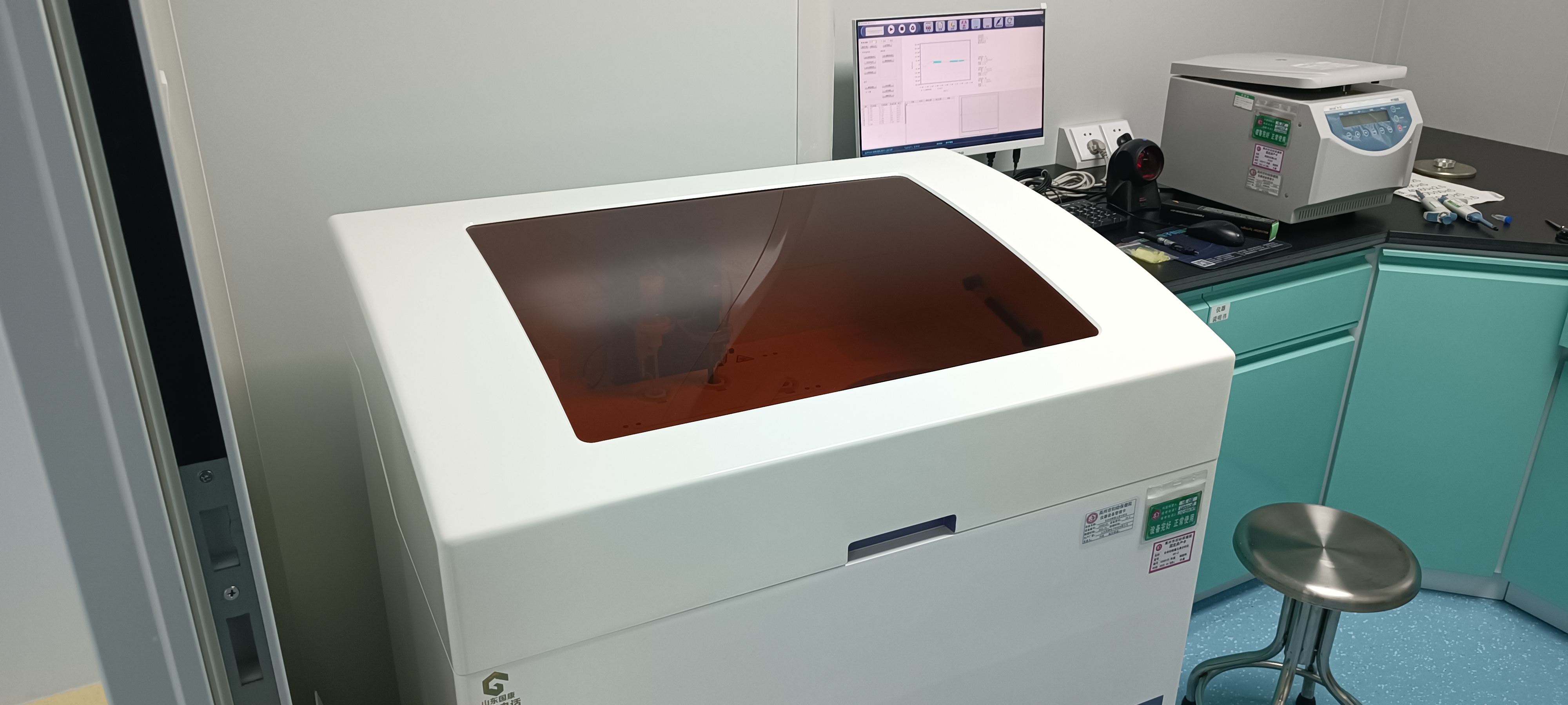 山东国康GK-2微量元素测试仪器在广东茂名高州市妇幼保健院装机