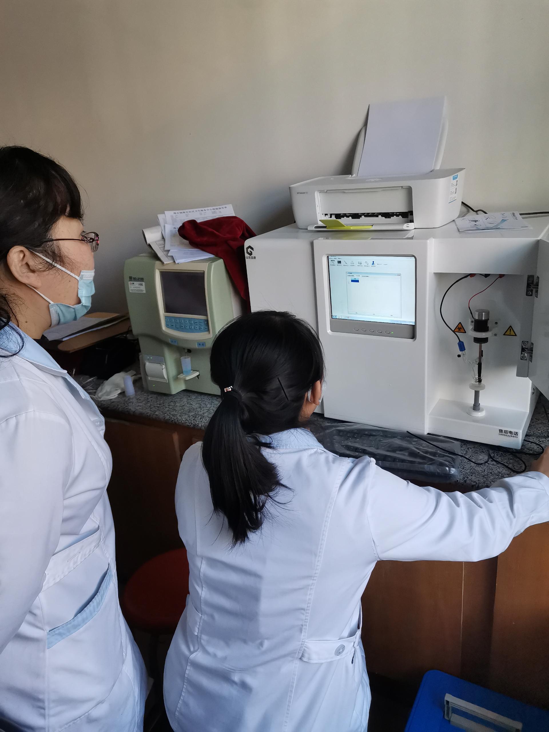 GK-1医用微量元素分析仪在甘肃兰州海石社区卫服务中心装机啦